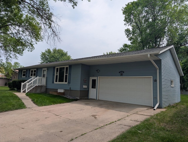 507 1st St, Marshall, MN 56258 - ranch-style home featuring a garage and concrete driveway