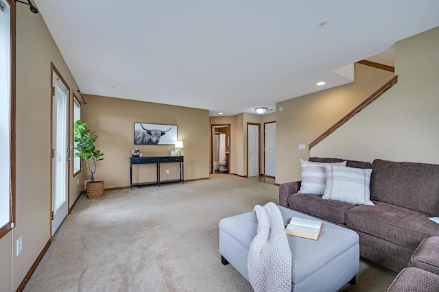 16618 72nd Ct NE, Otsego, MN 55330 - living area featuring carpet and recessed lighting