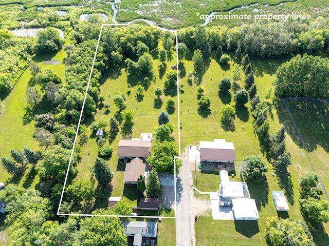 350 3rd St NE, Mcintosh, MN 56556 - aerial view of property and surrounding area with property parcel outlined