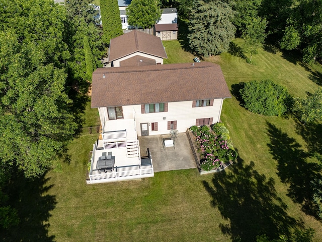 350 3rd St NE, Mcintosh, MN 56556 - view from above of property
