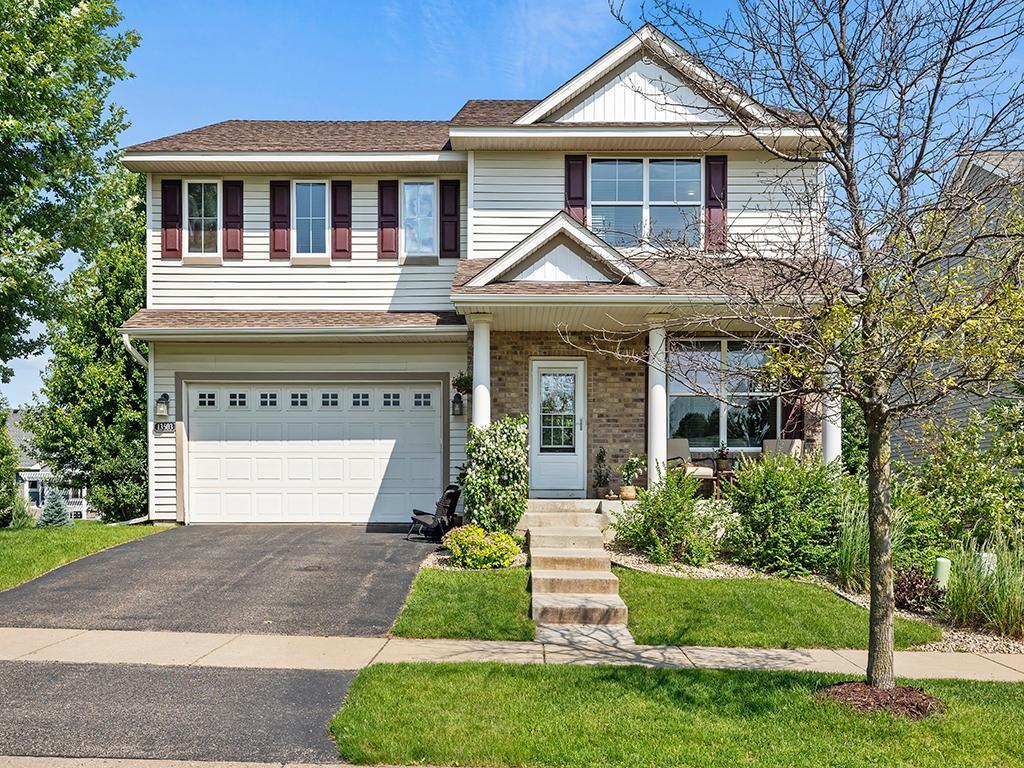 13503 Carlingford Way, Rosemount, MN 55068 - view of front of property with asphalt driveway, an attached garage, and a shingled roof