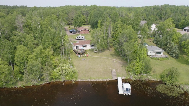 1198 Mink Rd, Ellsburg Twp, MN 55724 - aerial view of a forest and a large body of water