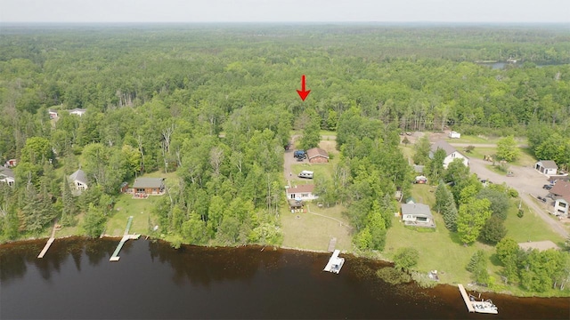 1198 Mink Rd, Ellsburg Twp, MN 55724 - aerial overview of property's location featuring a heavily wooded area