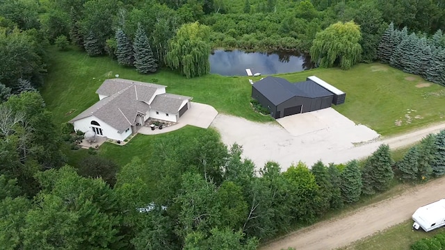 6257 185th Ave SE, Santiago Twp, MN 55308 - view of subject property featuring a nearby body of water and a forest