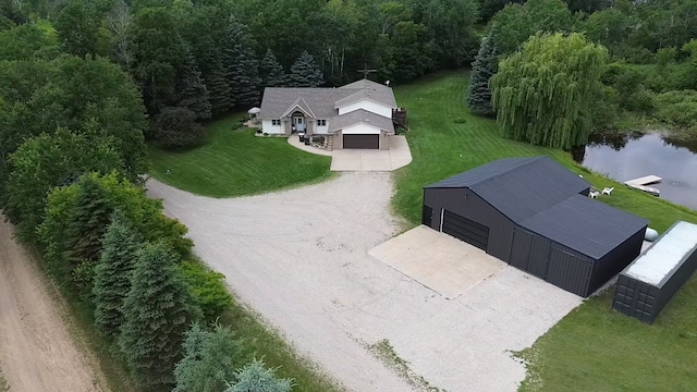 6257 185th Ave SE, Santiago Twp, MN 55308 - view of subject property featuring a nearby body of water and a heavily wooded area