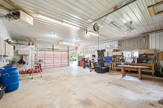 6257 185th Ave SE, Santiago Twp, MN 55308 - garage with a workshop area