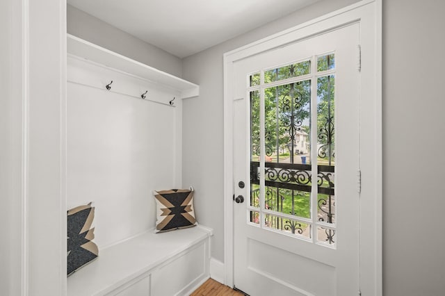 1407 Pascal St N, Saint Paul, MN 55108 - mudroom featuring light wood finished floors