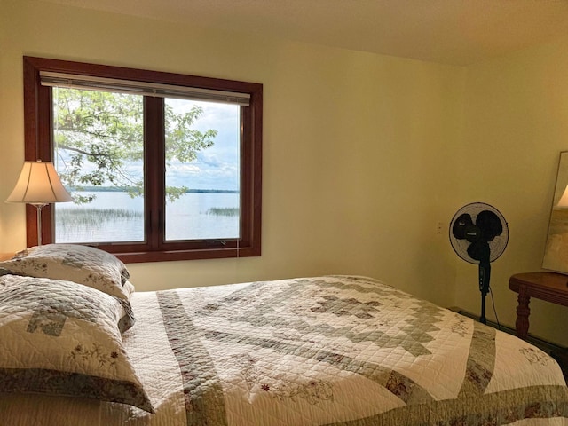 3025 Viewpoint Rd, Isle, MN 56342 - bedroom featuring a water view