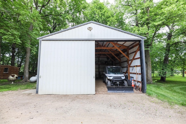 7719 Canary Rd SW, Alexandria, MN 56308 - view of pole building with a carport