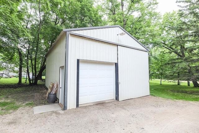 7719 Canary Rd SW, Alexandria, MN 56308 - detached garage with view of scattered trees