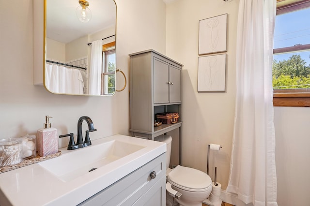 2352 90th Ave, Osceola, WI 54020 - full bath with vanity and a shower with curtain