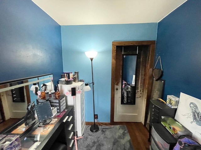 407 Minnesota St, Redwood Falls, MN 56283 - home office with wood finished floors