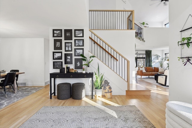 1611 Hill Ridge Ter, Minnetonka, MN 55305 - entrance foyer featuring stairway and wood finished floors