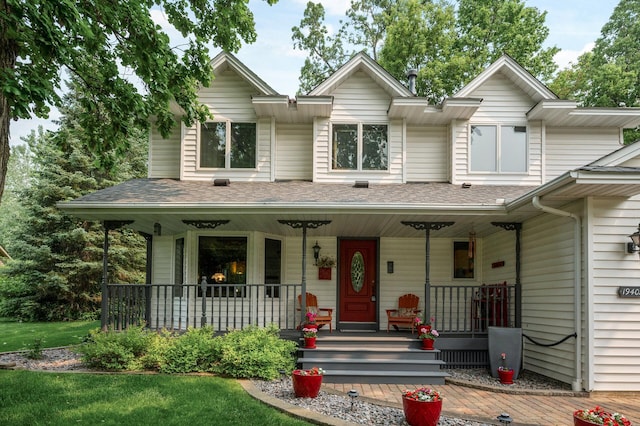 19402 Carson Cir NW, Elk River, MN 55330 - view of front facade featuring a porch