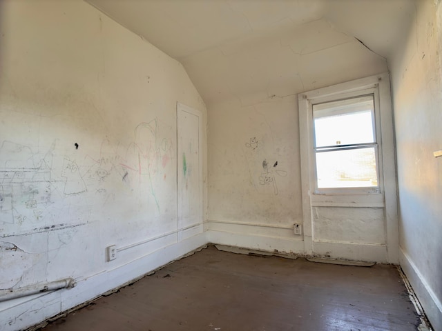 415 College St, Albert Lea, MN 56007 - spare room featuring lofted ceiling