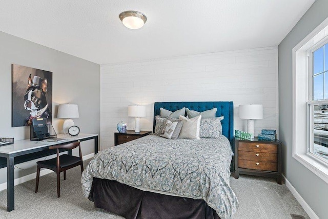 1681 Upper 143rd St E, Rosemount, MN 55068 - bedroom with carpet flooring, an accent wall, and a desk