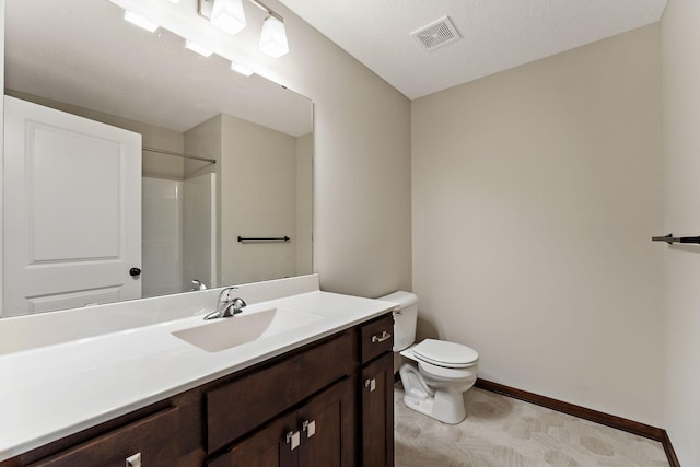 300 Dakota Ave, Roberts, WI 54023 - bathroom featuring vanity, a shower, and tile patterned floors