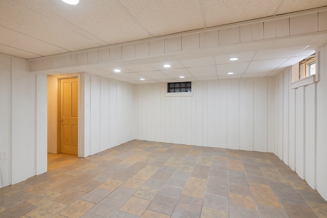 14766 Danson Rd, Splithand Twp, MN 55744 - basement with wooden walls
