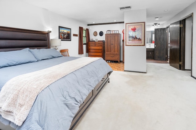 1708 Woodland Rd, Saint Cloud, MN 56304 - bedroom with recessed lighting and light carpet