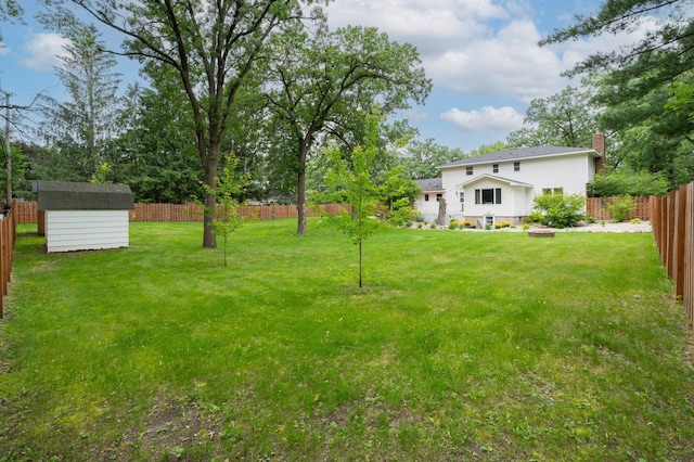 1708 Woodland Rd, Saint Cloud, MN 56304 - fenced backyard featuring a shed