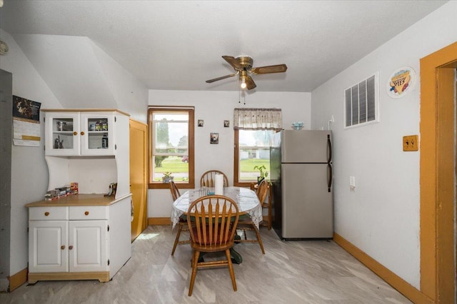 3732 6th St, Superior, WI 54880 - dining room featuring ceiling fan and baseboards