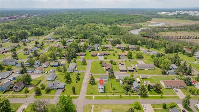 3732 6th St, Superior, WI 54880 - aerial perspective of suburban area with a forest