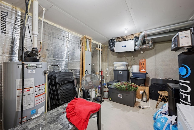 14660 109th Ave N, Maple Grove, MN 55369 - unfinished basement with water heater and electric panel