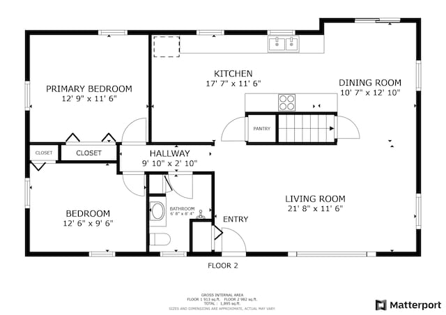 12209 Davenport St NE, Blaine, MN 55449 - view of property floor plan