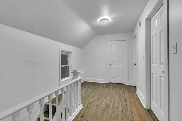 12 16th Ave N, Saint Cloud, MN 56303 - corridor featuring lofted ceiling and hardwood / wood-style flooring