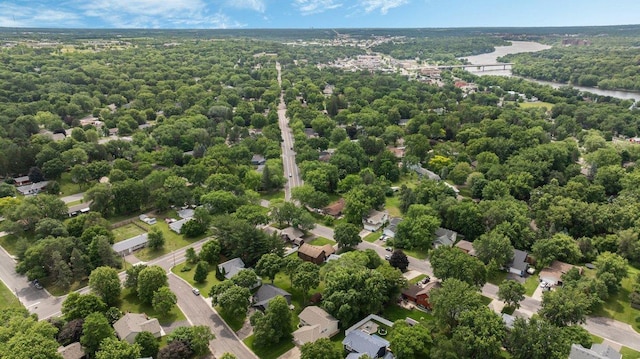 337 9 1/2 St N, Sauk Rapids, MN 56379 - drone / aerial view of a heavily wooded area