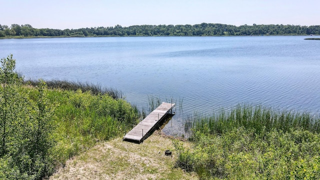 30534 County Highway 12, Dalton, MN 56324 - water view featuring a dock