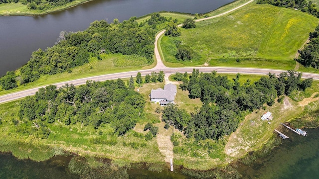 30534 County Highway 12, Dalton, MN 56324 - aerial view of property and surrounding area with a nearby body of water