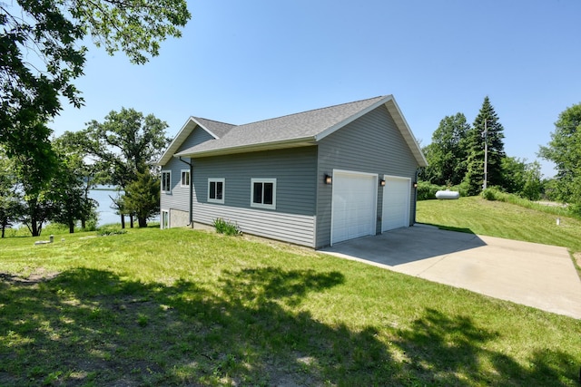 30534 County Highway 12, Dalton, MN 56324 - view of home's exterior with a garage and a yard