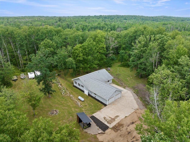 6629 45th Ave SW, Moose Lake Twp, MN 56472 - view from above of property featuring a forest