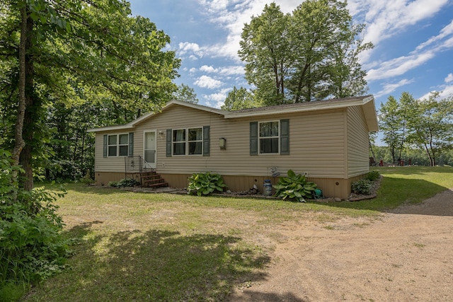 1618 Maple Shores Ln NE, Longville, MN 56655 - manufactured / mobile home featuring a front yard