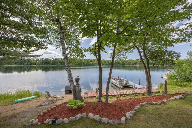 1618 Maple Shores Ln NE, Longville, MN 56655 - water view with a dock