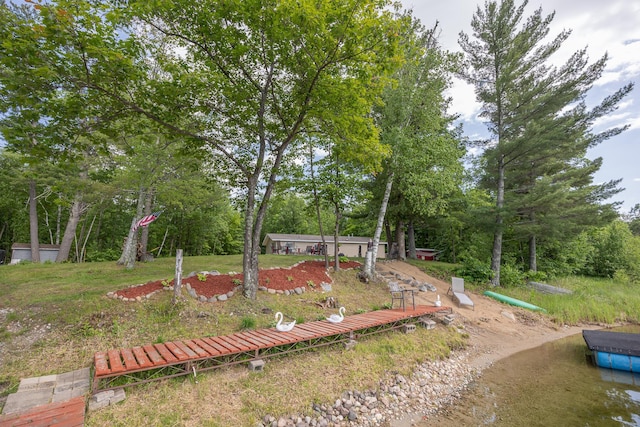 1618 Maple Shores Ln NE, Longville, MN 56655 - view of yard with view of wooded area