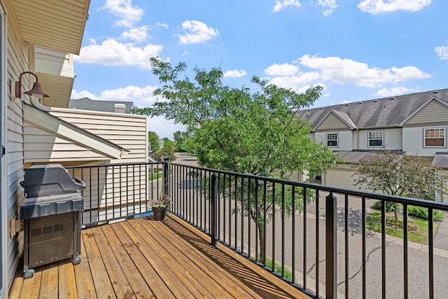 13659 Brick Path, Rosemount, MN 55068 - deck featuring grilling area and a residential view