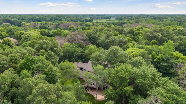 3027 135th Ave NE, Ham Lake, MN 55304 - bird's eye view of a heavily wooded area