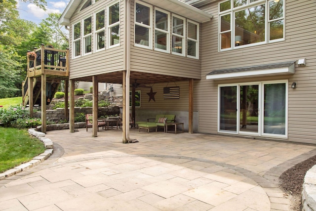 3027 135th Ave NE, Ham Lake, MN 55304 - view of patio / terrace featuring a deck