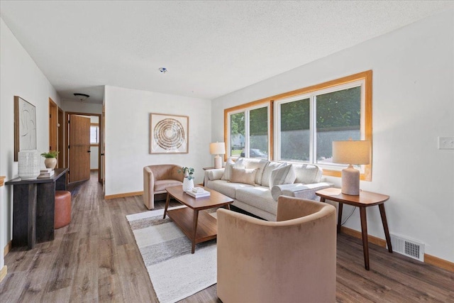 5738 Yates Ave N, Crystal, MN 55429 - living area featuring plenty of natural light and wood finished floors