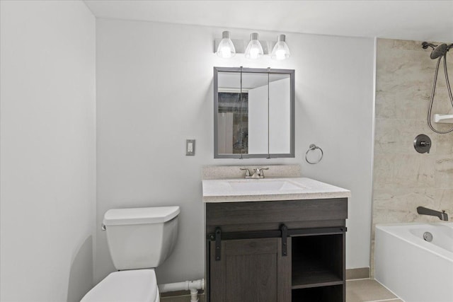5738 Yates Ave N, Crystal, MN 55429 - bathroom with vanity and bathing tub / shower combination