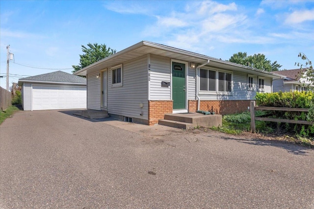 5738 Yates Ave N, Crystal, MN 55429 - single story home featuring a garage and an outbuilding