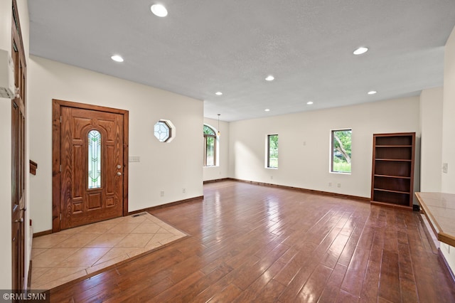 2117 Oakridge St, Saint Paul, MN 55119 - foyer with plenty of natural light, wood finished floors, and recessed lighting