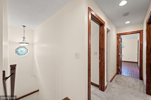 2117 Oakridge St, Saint Paul, MN 55119 - corridor featuring light colored carpet and recessed lighting