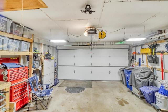 2744 32nd St S, Moorhead, MN 56560 - garage featuring a garage door opener