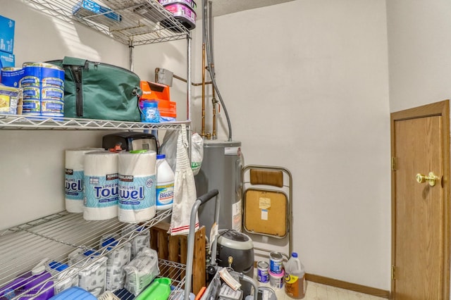 2744 32nd St S, Moorhead, MN 56560 - storage room with water heater