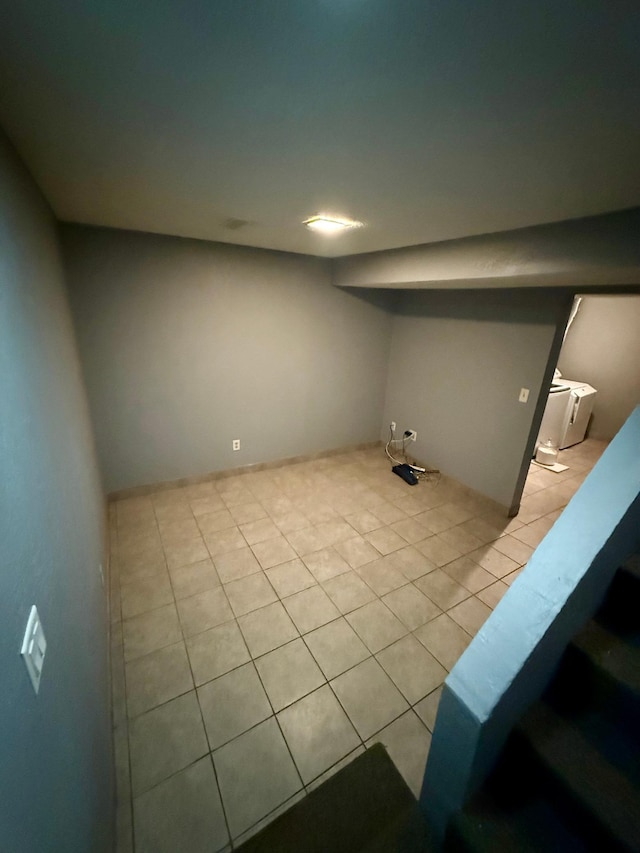 1212 Gorton Ave NW, Willmar, MN 56201 - finished basement featuring light tile patterned flooring