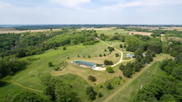21555 699th St, Wabasha, MN 55981 - aerial overview of property's location with rural landscape