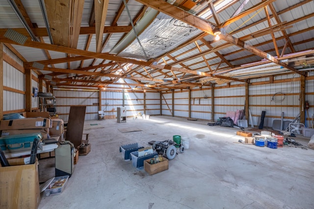 21555 699th St, Wabasha, MN 55981 - garage featuring metal wall